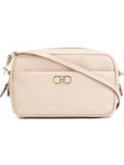 Salvatore Ferragamo Double Gancio Camera Bag, Women's, Nude/neutrals, Calf Leather
