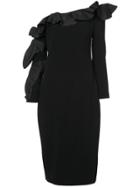 Cushnie Et Ochs Off Shoulder Fitted Dress - Black