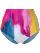 Mara Hoffman Lydia High-rise Bikini Briefs - Multicolour