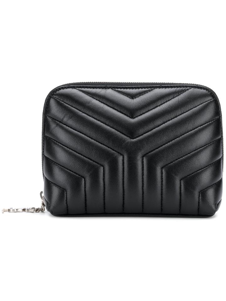 Saint Laurent Quilted Purse - Black