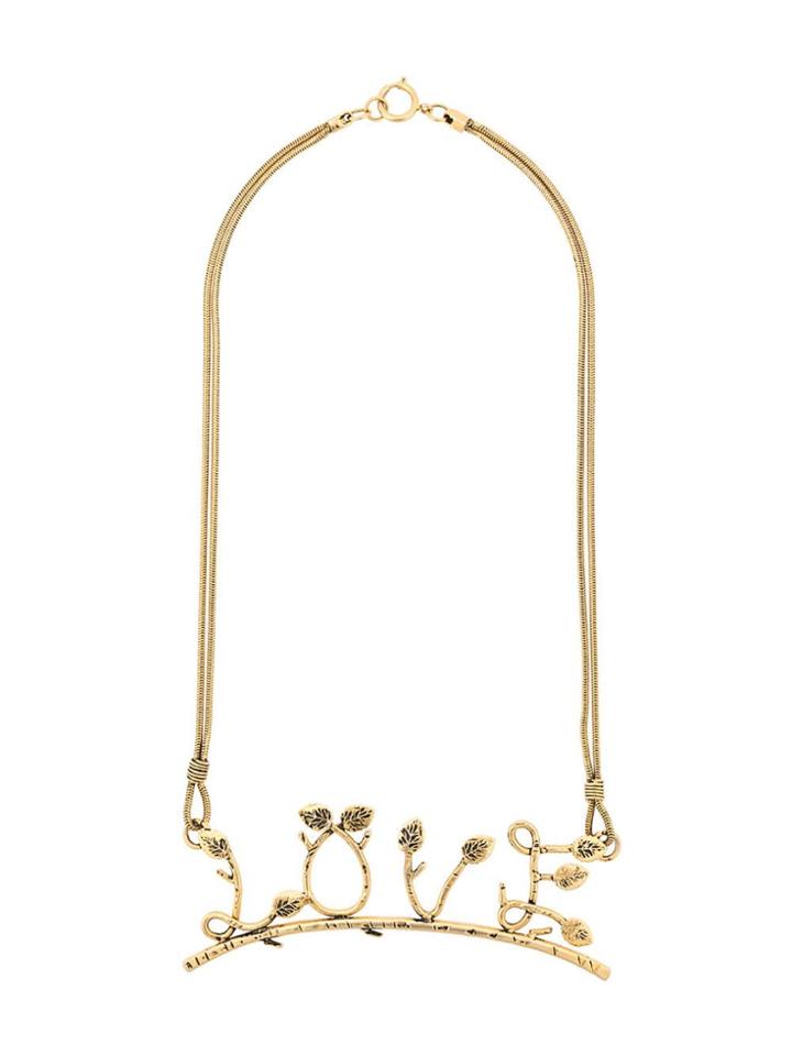 Moschino Vintage Love Necklace - Gold