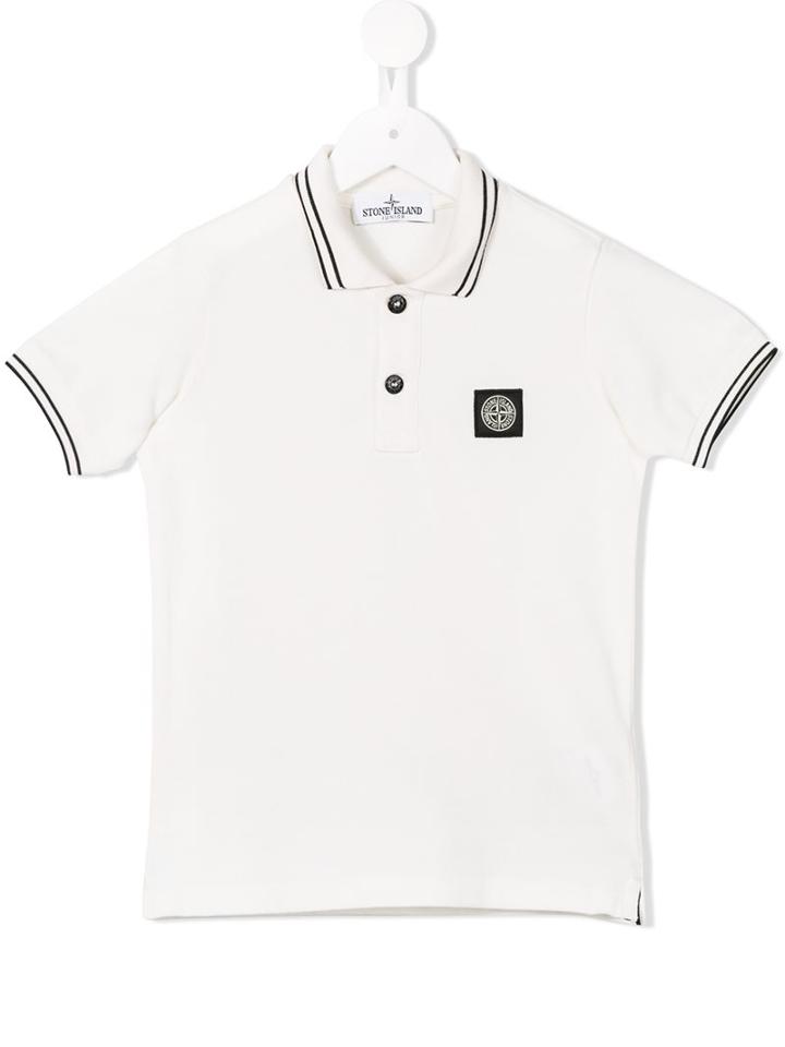 Stone Island Kids Classic Polo Shirt, Boy's, Size: 10 Yrs, Nude/neutrals