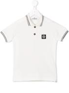 Stone Island Kids Classic Polo Shirt, Boy's, Size: 10 Yrs, Nude/neutrals