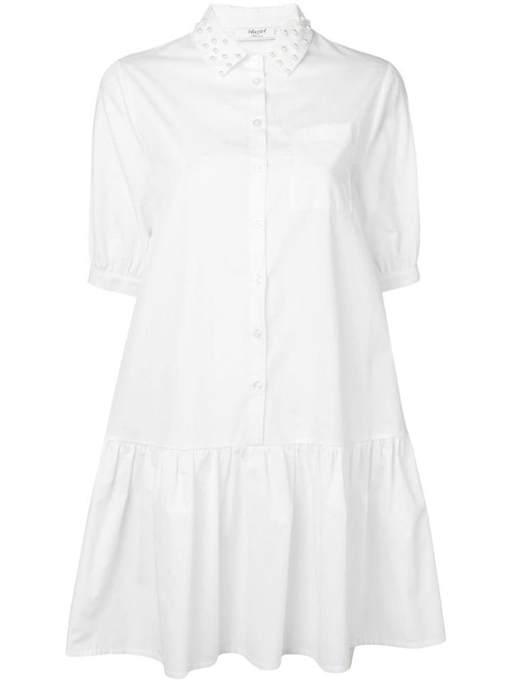 Blugirl Short Shirt Dress - White