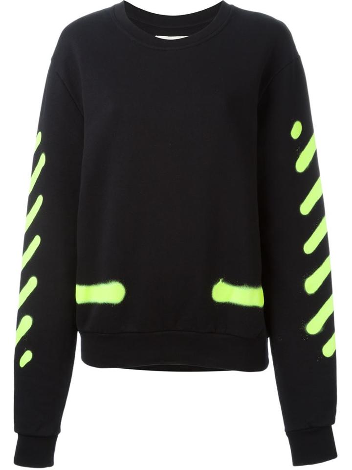 Off-white Spray Detail Sweatshirt