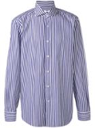 Barba - Striped Shirt - Men - Cotton - 42, White, Cotton