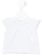 Babe And Tess - Ruffled Sleeve T-shirt - Kids - Cotton/elastodiene - 3 Mth, White