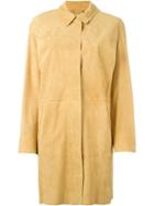 Desa 1972 Buttoned Up Coat - Yellow & Orange