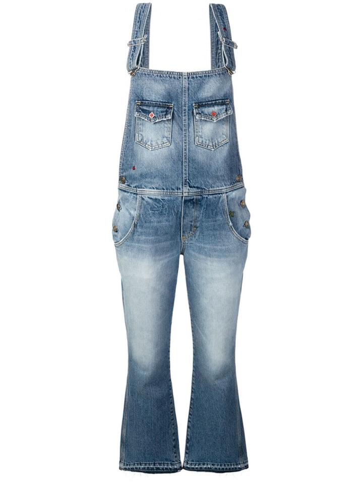 Alanui Classic Denim Overalls - Blue