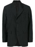 Yang Li Pinstripe Blazer - Black