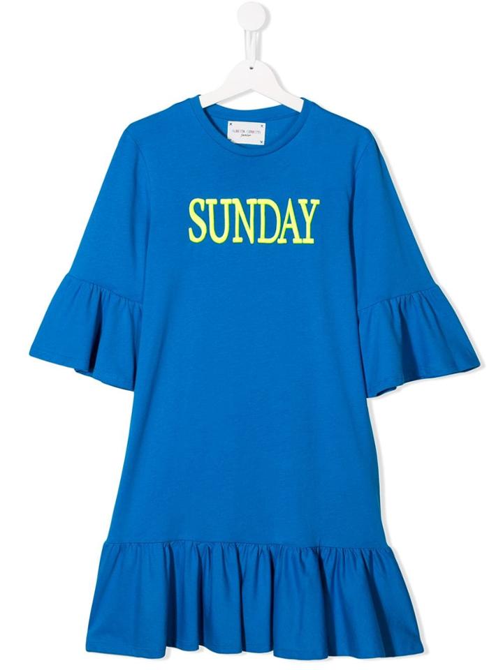 Alberta Ferretti Kids Teen Sunday Dress - Blue