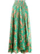Philosophy Di Lorenzo Serafini Paisley Print Maxi Skirt - Green