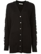 Aalto Frayed Sleeve Long Cardigan