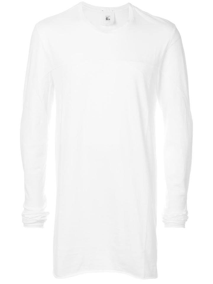 Lost & Found Rooms - Mesh Intarsia T-shirt - Men - Cotton - Xl, White, Cotton