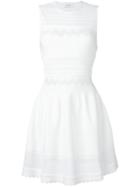 Zuhair Murad - Fitted Short Dress - Women - Viscose/polyamide/polyester - 42, White, Viscose/polyamide/polyester