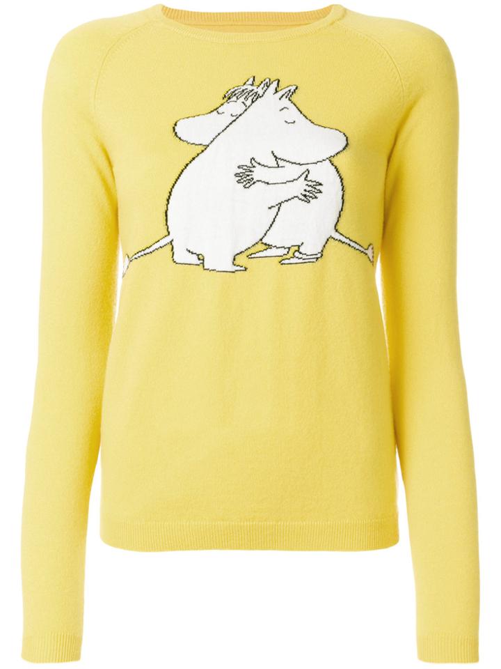 Chinti & Parker Moomin & Snork Maiden Cuddle Jumper - Yellow & Orange
