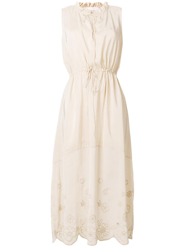 See By Chloé Sleeveless Midi Dress - Nude & Neutrals