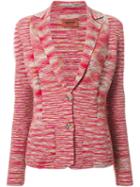 Missoni Knitted Blazer, Women's, Size: 44, Red, Nylon/wool