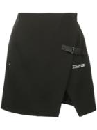 Off-white Crossover Mini Skirt - Black