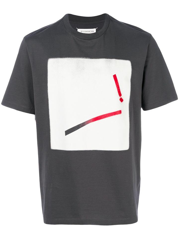 Maison Margiela - Graphic Print T-shirt - Men - Cotton - 48, Grey, Cotton