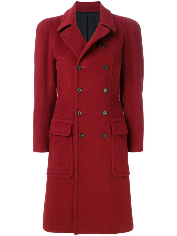 Jean Paul Gaultier Vintage Double-breasted Coat - Red