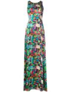 Ultràchic Neon Print Dress, Women's, Size: 44, Silk/spandex/elastane