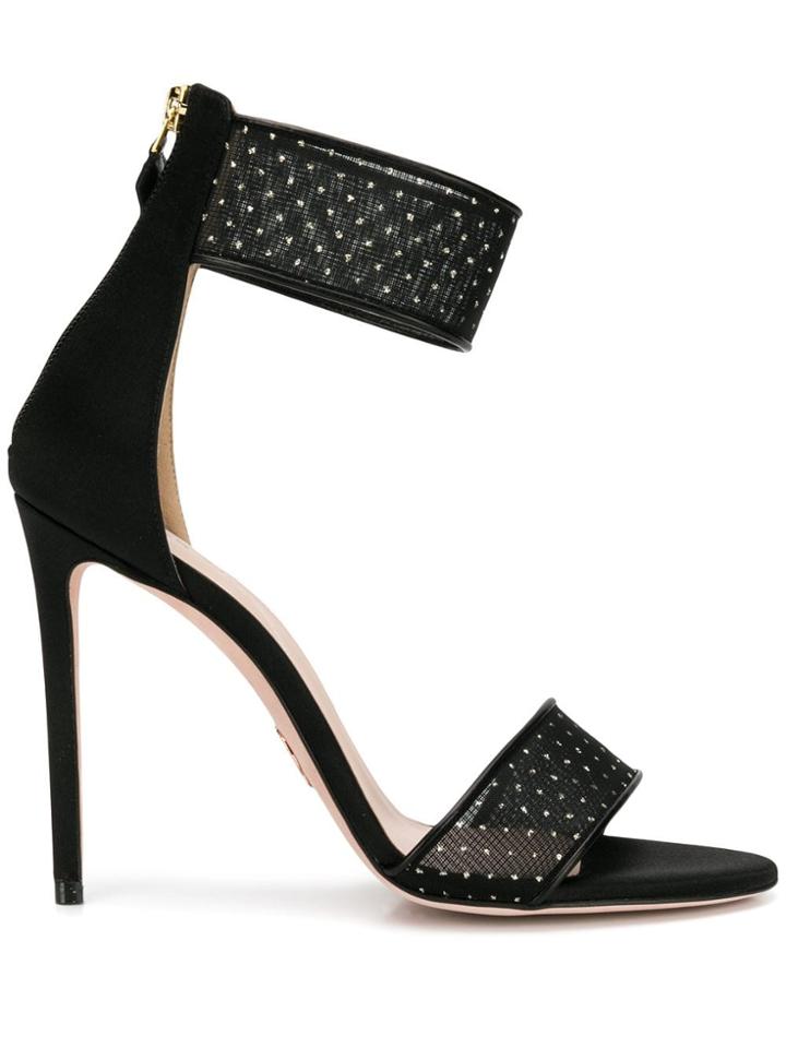 Oscar Tiye Liana Net Sandals - Black
