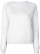 Alexandra Golovanoff Classic Crewneck Sweater - White