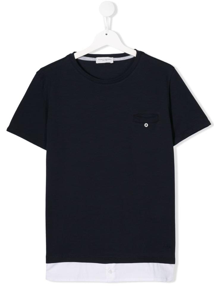 Paolo Pecora Kids Casual T-shirt - Blue