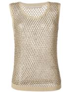 Ermanno Scervino Sheer Knitted Top - Neutrals