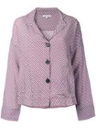 Caramel - Flared Sleeves Checked Shirt - Women - Cotton/viscose - 10, Red, Cotton/viscose