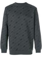Adidas All Over Print Sweatshirt - Grey