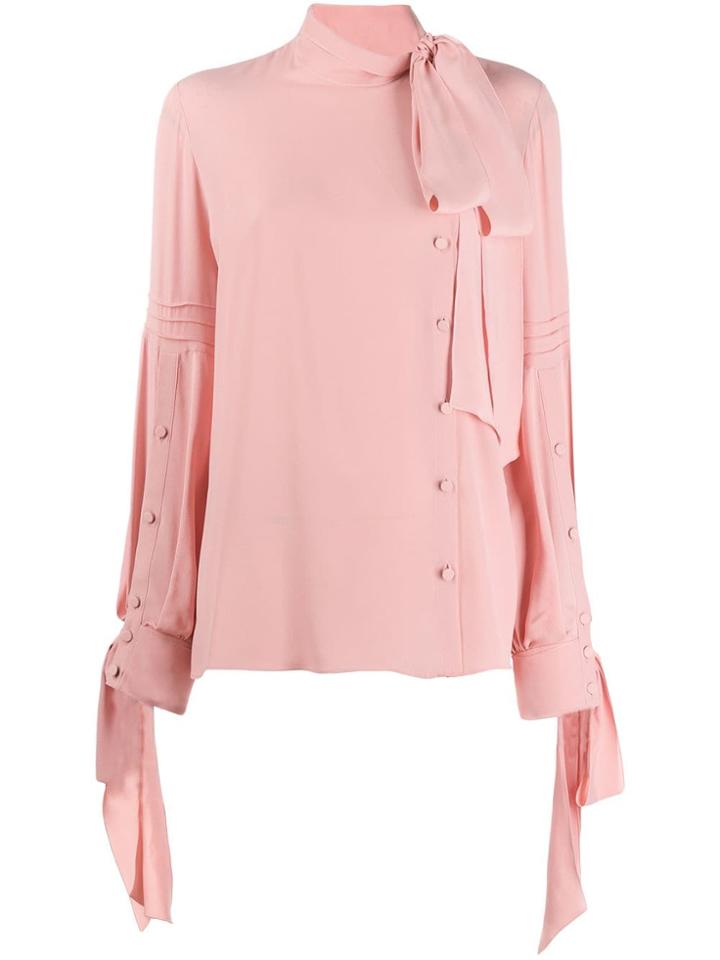Nº21 Bow Tie Blouse - Pink