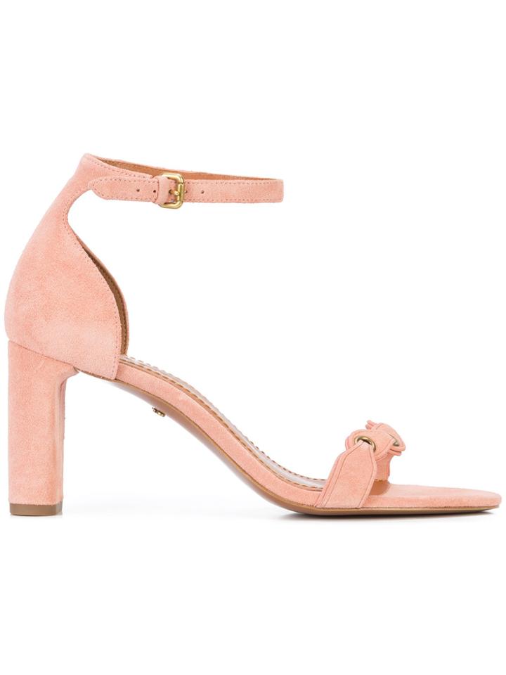 Coach Signature Link Sandals - Pink & Purple