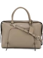Dkny Zip Pocket Tote, Women's, Nude/neutrals, Calf Leather