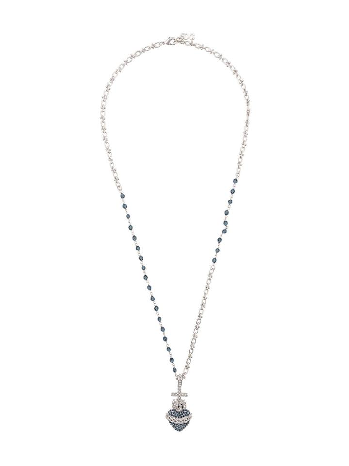 Dolce & Gabbana Beaded Necklace - Silver