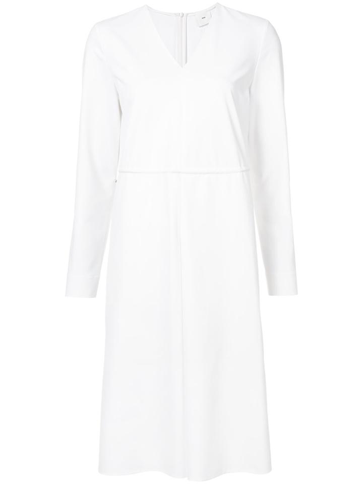 Kuho Fitted Shirt Dress - White