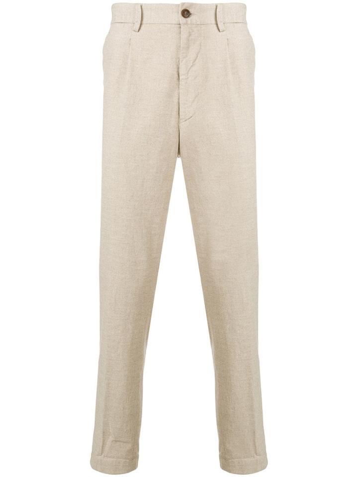 East Harbour Surplus Straight-leg Trousers - Nude & Neutrals