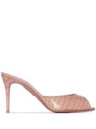 Aquazzura Samantha 85mm Mules - Neutrals