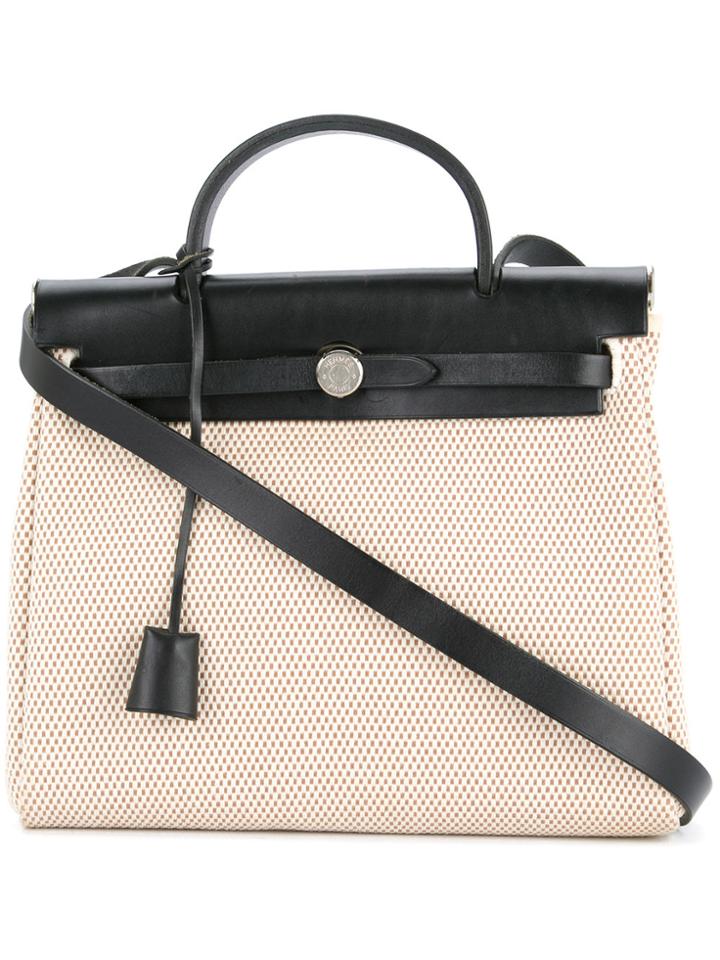 Hermès Vintage Herbag Pm Tote - Nude & Neutrals