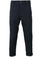 Casey Casey - Shark Trousers - Men - Cotton/linen/flax - Xl, Blue, Cotton/linen/flax