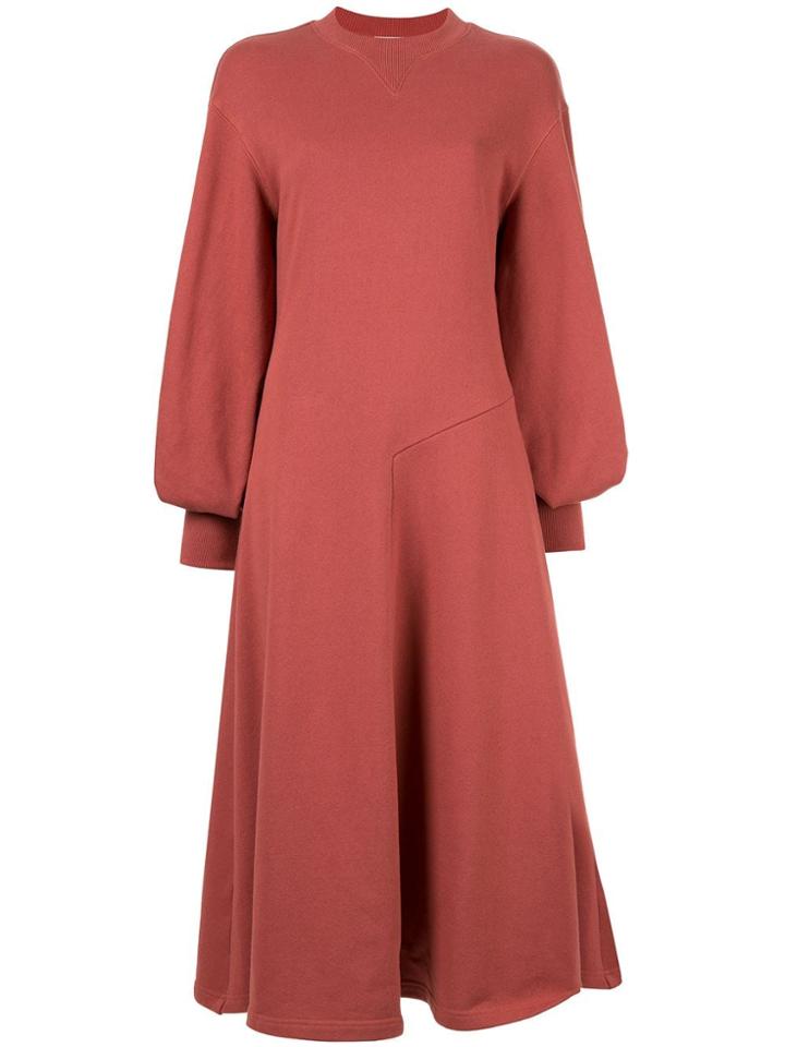 Goen.j Panel Flared Midi Dress