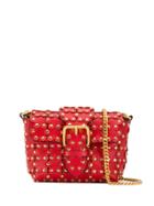 Red Valentino Red(v) Flower Appliqué Mini Bag