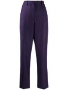 Racil Michael Gingham Trousers - Purple
