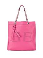 Ermanno Scervino Perforated Detail Tote - Pink
