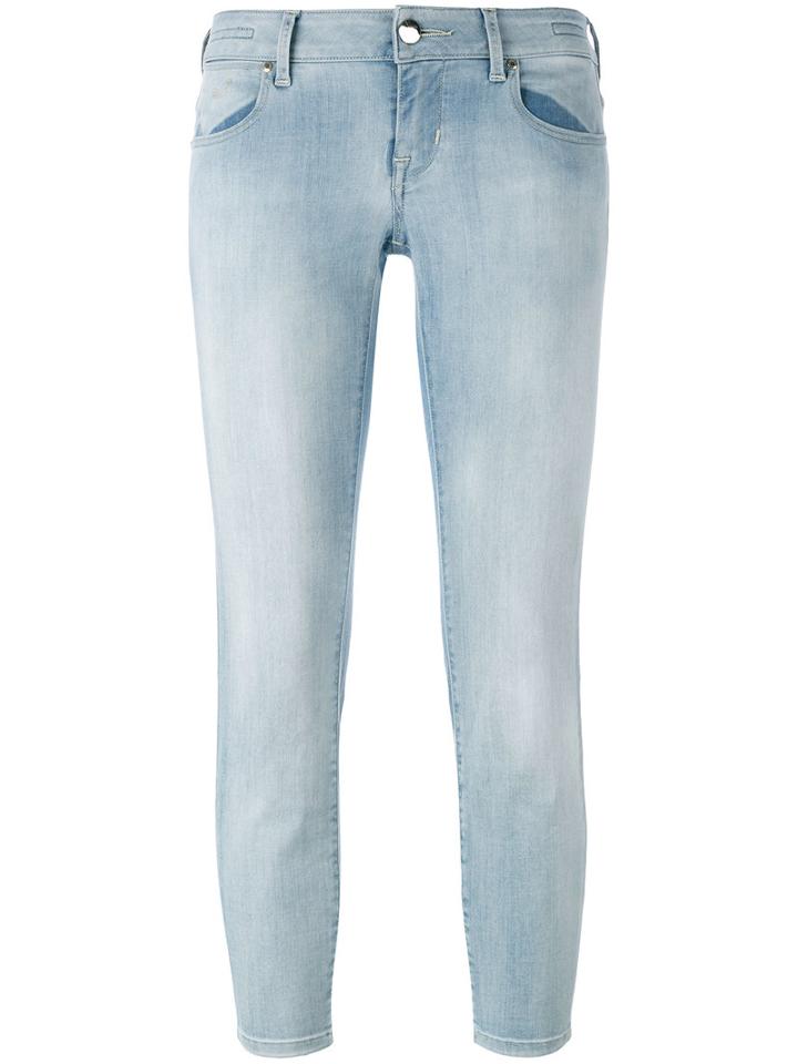 Jacob Cohen - Cropped Skinny Jeans - Women - Cotton/polyester/spandex/elastane/lyocell - 27, Women's, Blue, Cotton/polyester/spandex/elastane/lyocell