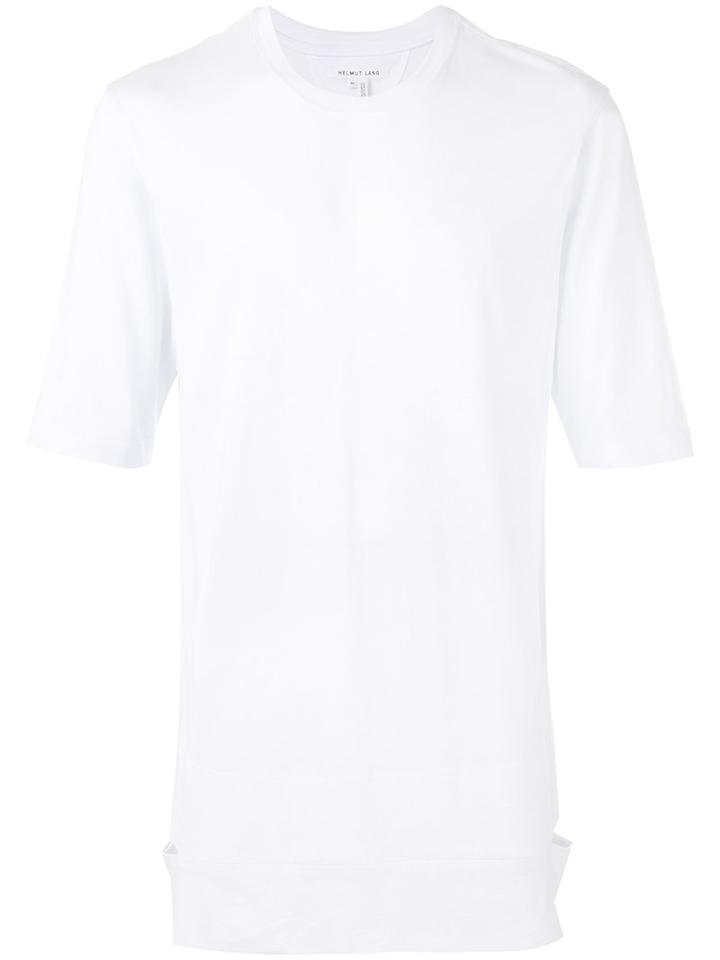 Helmut Lang - Half Sleeve T-shirt - Men - Cotton/modal - L, White, Cotton/modal