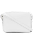 Giorgio Armani Embossed Logo Shoulder Bag - White