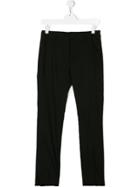 Manuel Ritz Kids Classic Slim-fit Trousers - Black