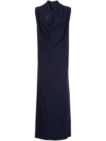 Zero + Maria Cornejo Long Joss Dress, Women's, Size: 0, Blue, Silk/spandex/elastane